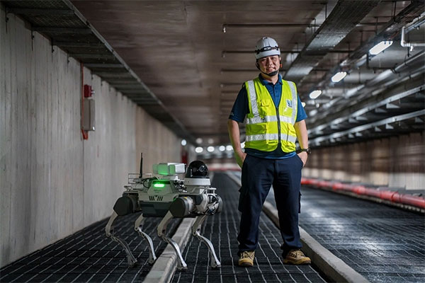 DEEP Robotics deploys X30 robot dog to inspect Singapore power cable tunnel