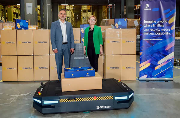 Milvus, Turkcell, and Ericsson Demonstrate 5G Mobile Robot Safe Crossing in Real Warehouse