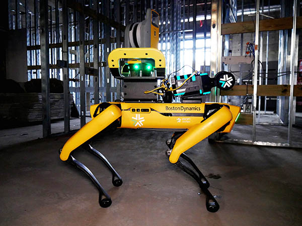 Exyn and Trimble Outfit Spot Robot With Scanning, Mapping Systems for Construction Industry