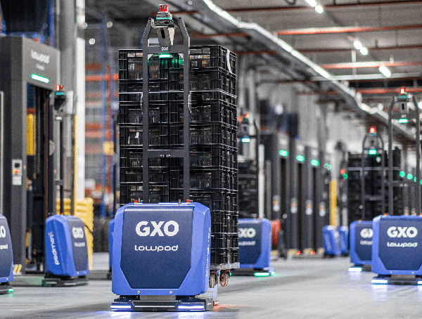GXO Logistics Uses Lowpad Autonomous Mobile Robots for Outbound Process