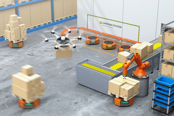 Autonomous Robots and Drones Rise in Warehouses