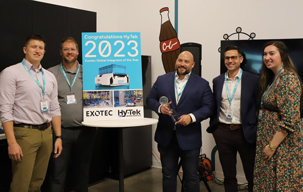Exotec Names Hy-Tek Intralogistics Global Integrator of the Year at ExoDay 2023