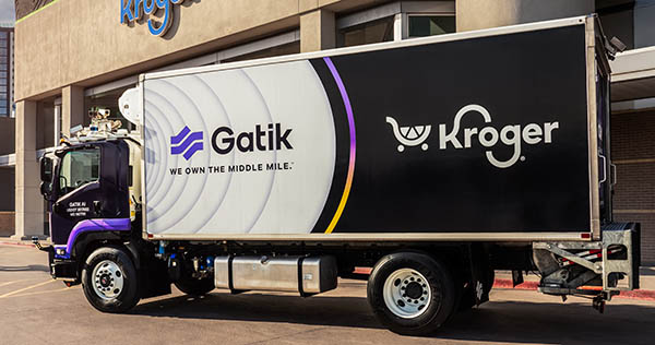 Gatik Signs Deal to Distribute Customer Orders out of Kroger’s Dallas Facility