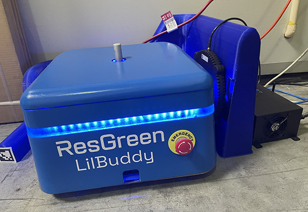 WiBotic Provides Wireless Charging Capabilities for ResGreen’s LilBuddy Mobile Robots