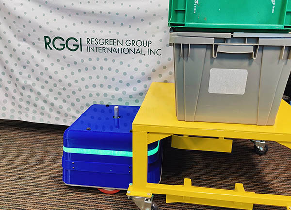 ResGreen Adds Wireless Battery Charging for its Fleet of Mobile Robots