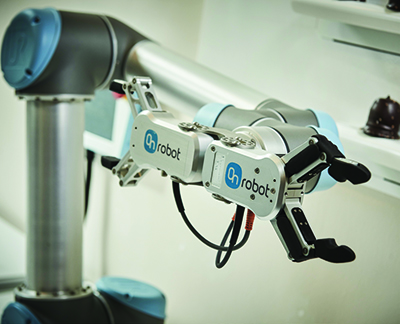 Dual grippers nearly double robotic output