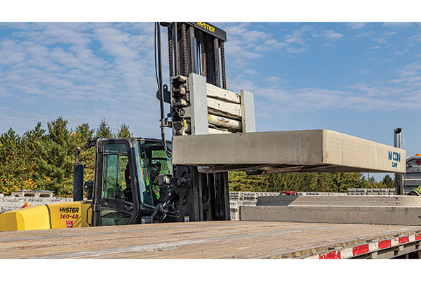 Lift truck helps M CON Products’ performance