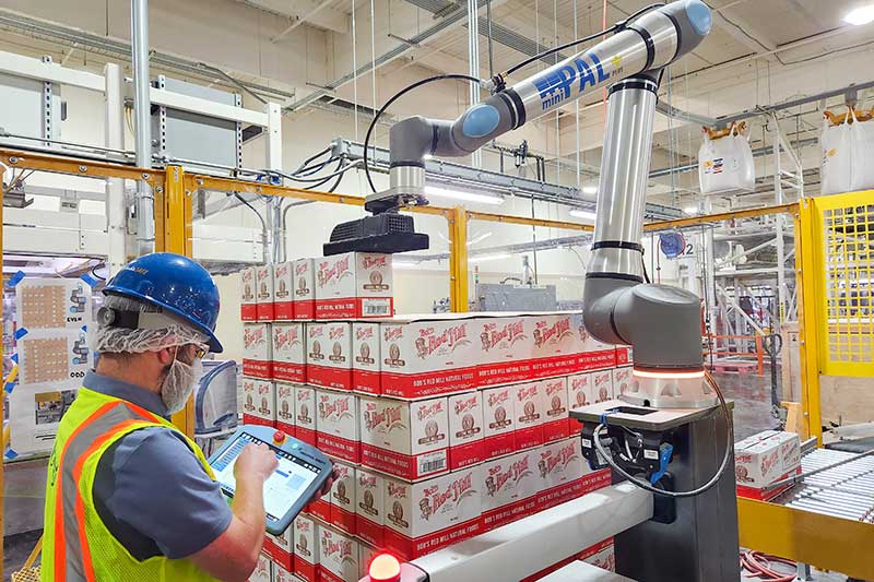 Cobot as key ingredient for palletizing efficiency