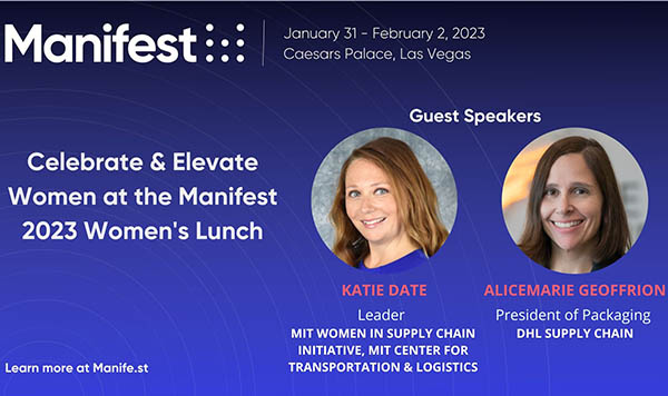 Manifest 2023 to Host Women’s Luncheon to Celebrate Women in Logistics Tech