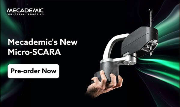 Mecademic Showcases Micro-SCARA Robot at Automatica