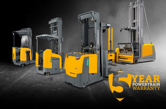 Mitsubishi Logisnext Americas Group Sells New 5 Year Powertrain Warranty for Jungheinrich Lift Trucks