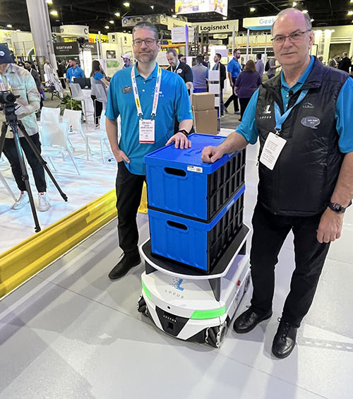 Locus Robotics showcases fleet of autonomous robots