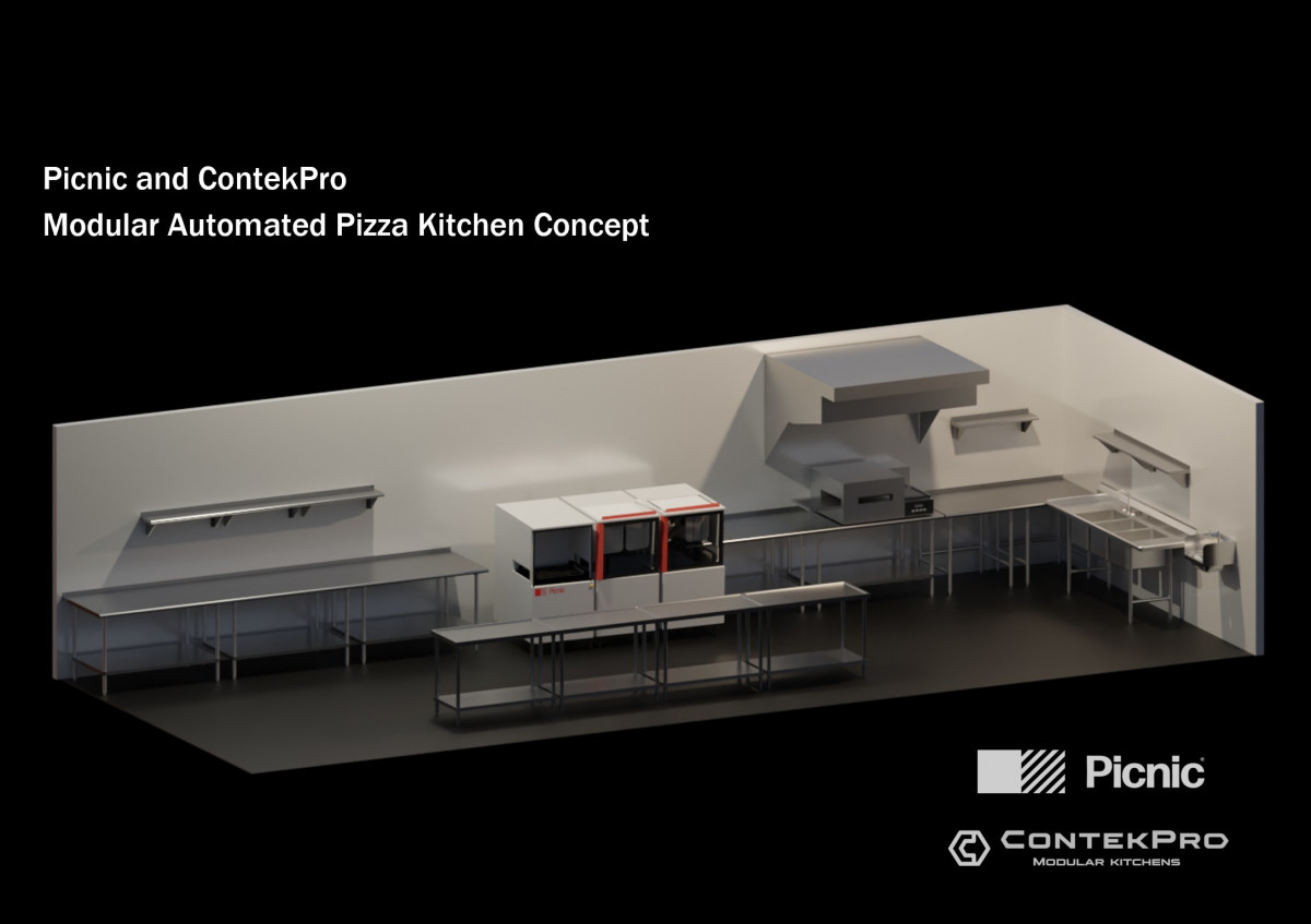 Pizza Robot Maker Picnic Works Partners With ContekPro to Build Modular Kitchens