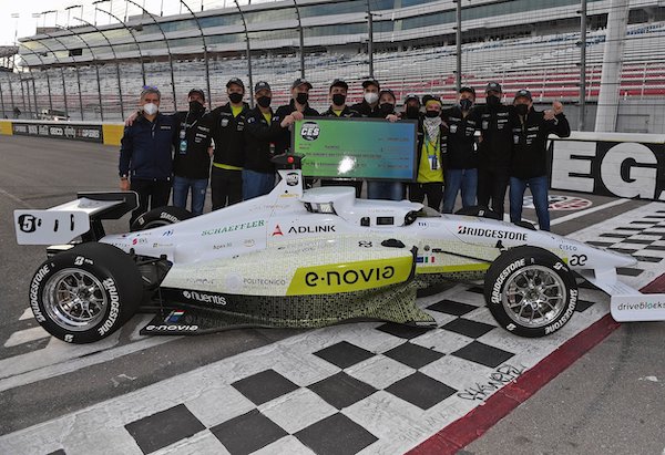 PoliMOVE Wins Indy Autonomous Challenge at CES 2022 in First Head-to-Head Self-Driving Car Race