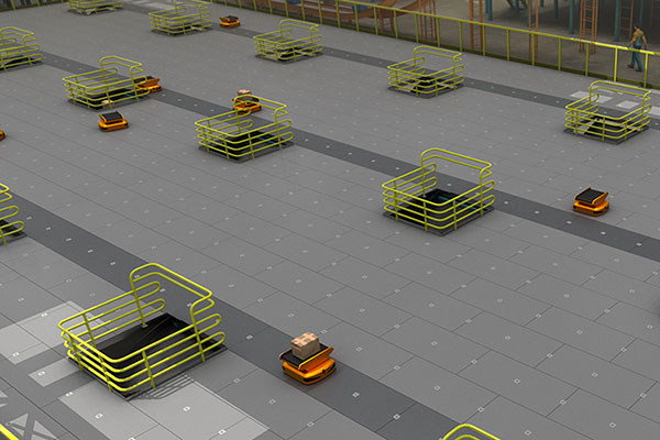 Elevated Flooring Solutions for AGVs and AMRs