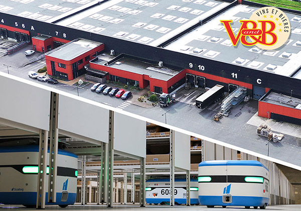 V and B Draws on SCALLOG Goods to Person Robots for Warehouse Growth