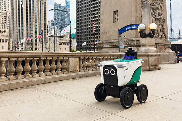 Serve Robotics brings autonomous food deliveries to Chicago with Uber Eats
