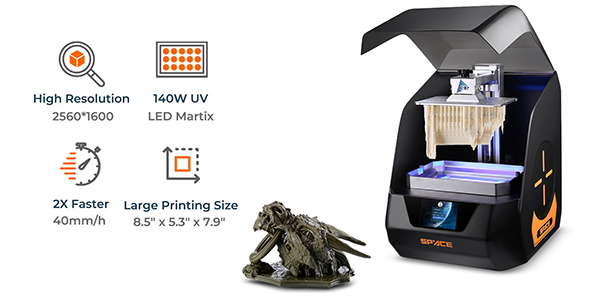 SPACE 3D Launches and Makes Large-Scale SLA 3D Printing Affordable for Everyone