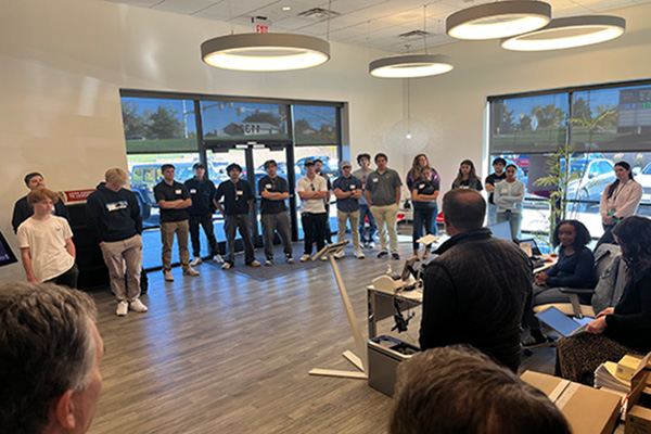 Swisslog Healthcare welcomes University of Colorado Boulder engineering students to Technology Center