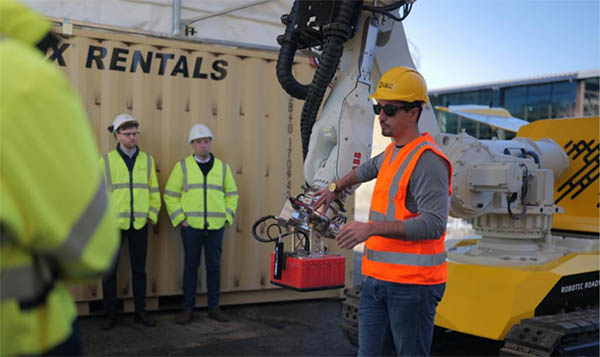 ULC Robotic Roadworks and Excavation System Completes Industry Demo, Makes U.K. Debut