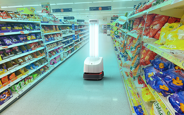 UVD Robots and OCC Send Disinfection Systems Into Supermarket Aisles