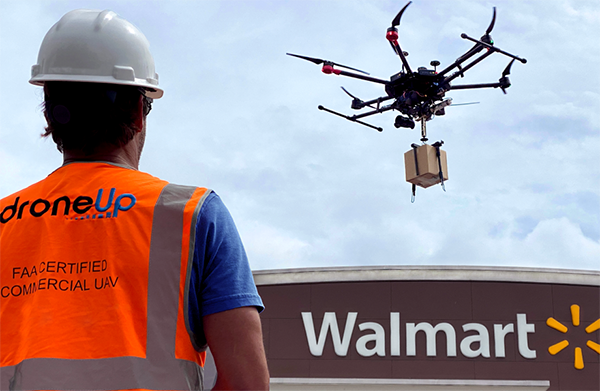 Walmart Invests in DroneUp for Nationwide Drone Deliveries