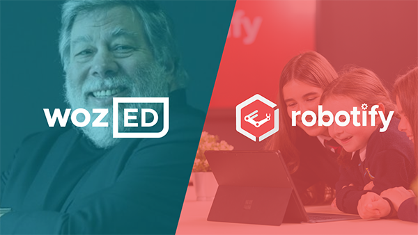 Robotify Partners With Steve Wozniak’s Woz ED to Virtualize STEM Learning Experience