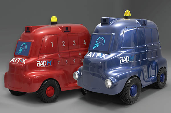Artificial Intelligence Technology Solutions to Develop Delivery Robot on Security Platform