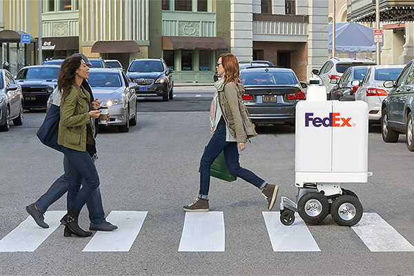 FedEx Unveils Future Autonomous Delivery Robot