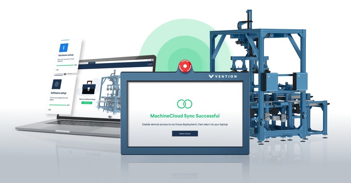 Vention Launches MachineCloud, Its Online Automation Software