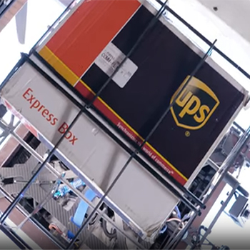 UPS Drone Meets UPS Delivery Truck