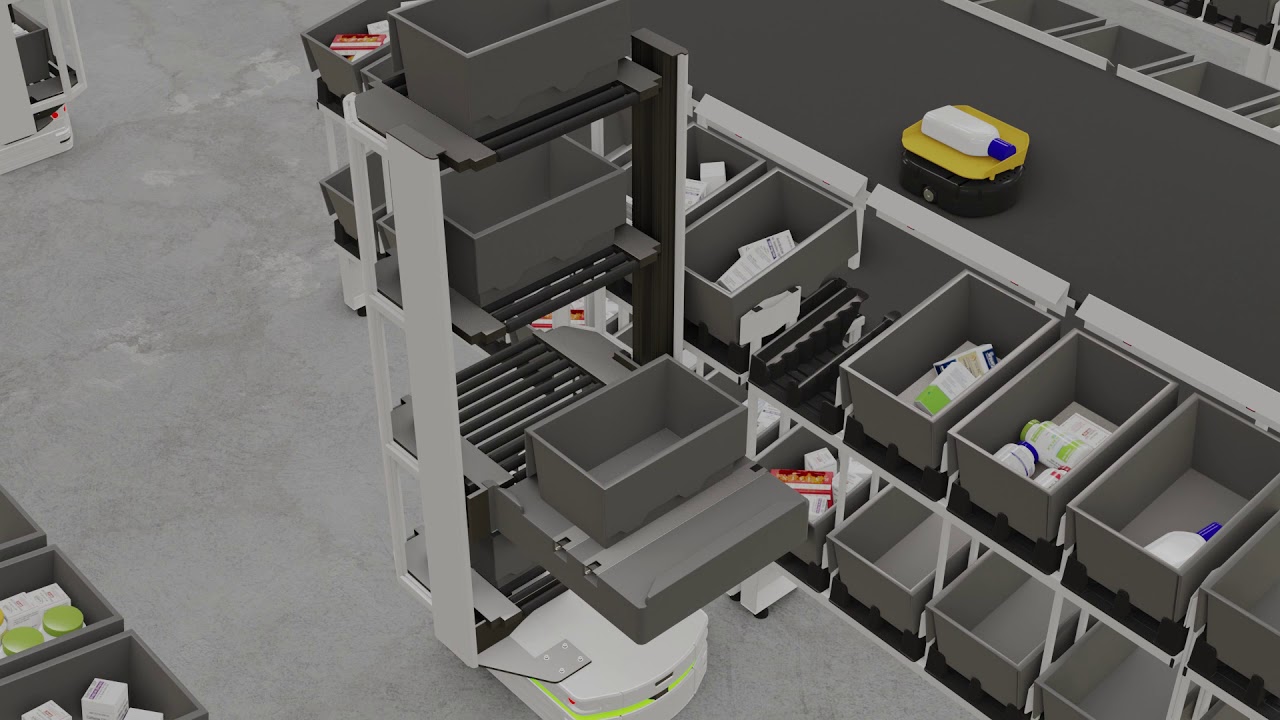 Tompkins Robotics Combines Unit Sortation and Container Removal in xChange System