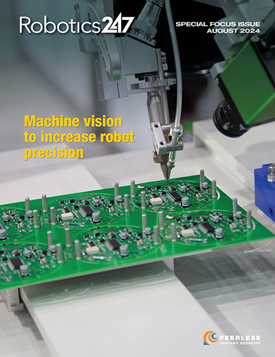 Machine vision to increase robot precision