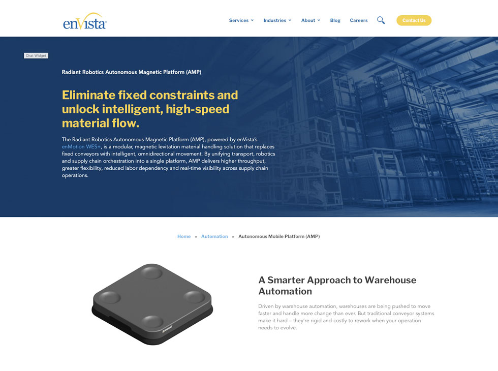 Radiant Robotics Autonomous Magnetic Platform (AMP),…