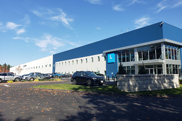 The new Locus Robotics headquarters, named Locus Park, is located at 100 Fordham Road in Wilmington, Mass.