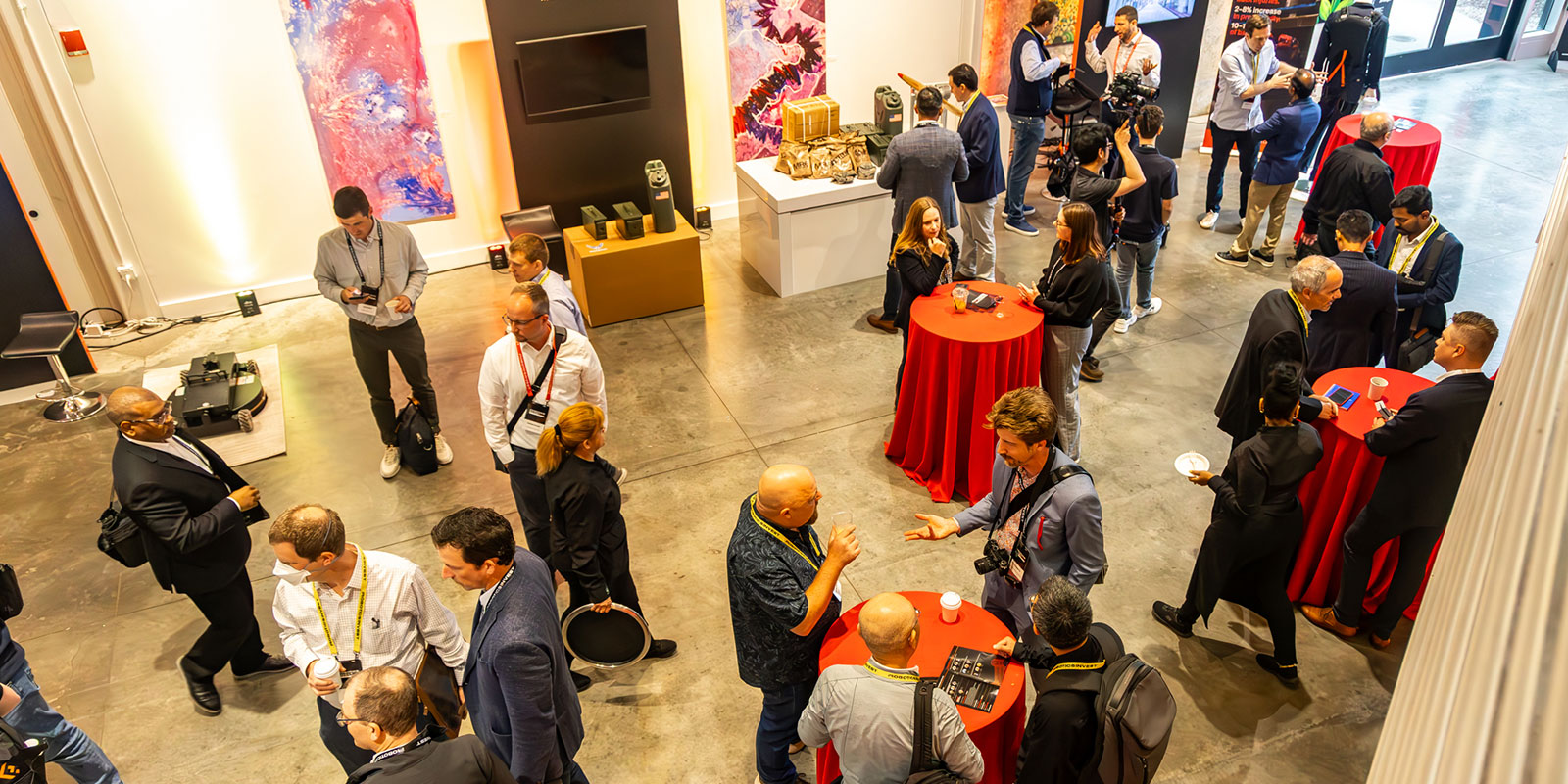 After registration, attendees mingled in the foyer and enjoyed breakfast offerings. 

Photo by Donald Halsing | Peerless Media