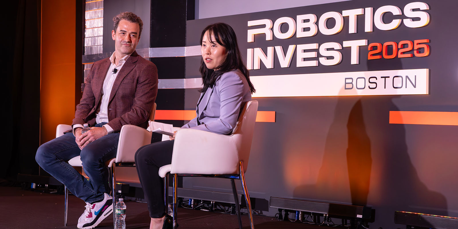 A Robotics Success Story - Matt Rendall, Clearpath Robotics & OTTO Motors founder & CEO was interviewed by Stella Yoo, Evercore managing director. They discussed Clearpath and OTTO’s origins from startups run by college students, through funding and growth cycles, all the way to Rendall’s exit, when Rockwell Automation offered to acquire the companies. 
Photo by Donald Halsing | Peerless Media