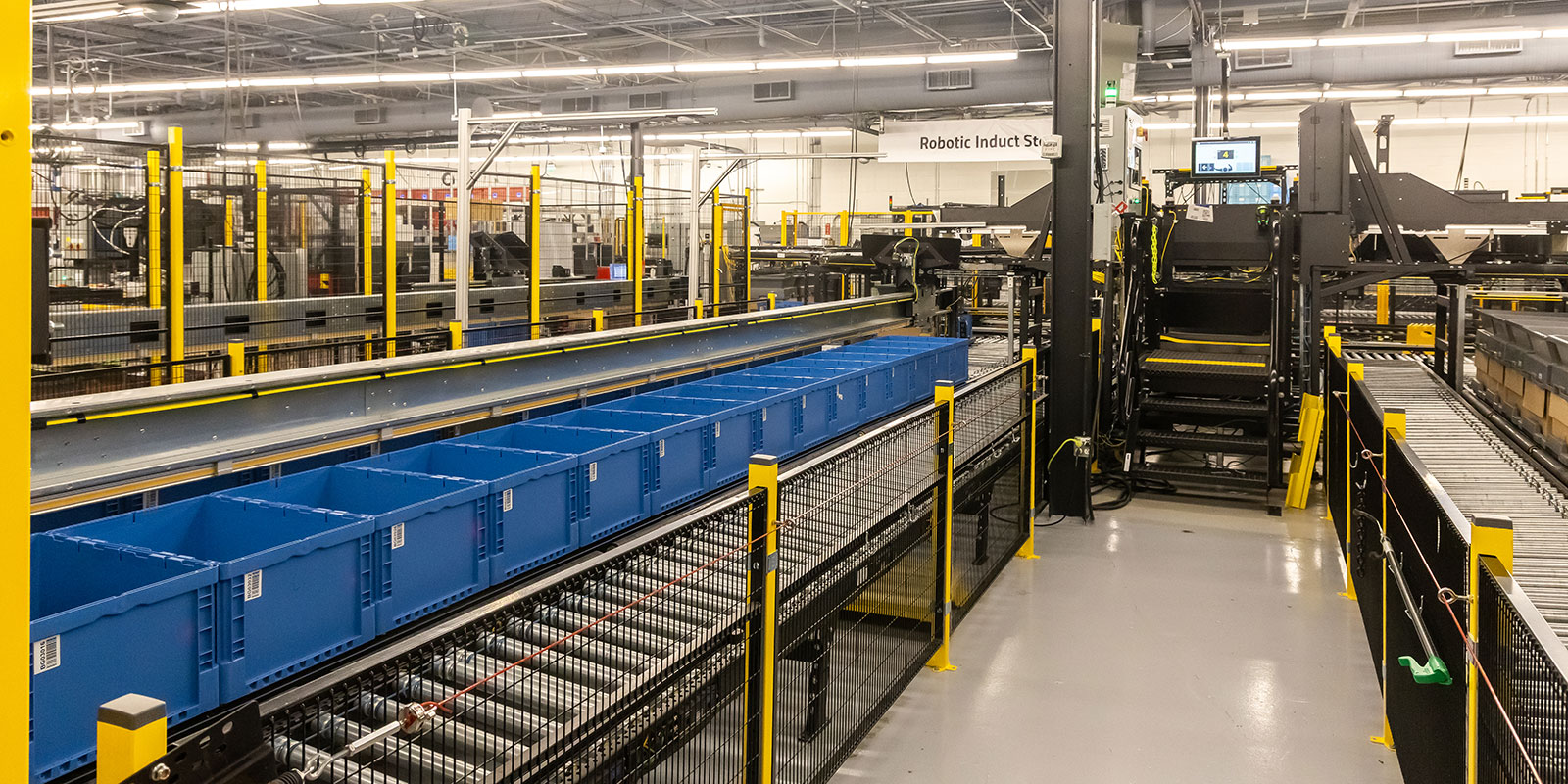 A closer view of BG’s RSPS system, which BG said can automate picking, sorting, and shipping for break-pack and e-commerce orders.

 

Photo by Donald Halsing | Peerless Media