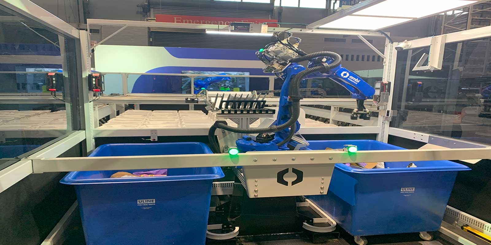 Ambi Robotics had live demonstrations of its AmbiSort sortation offering, while also touting its new PRIME-1 and AmbiStack technologies.