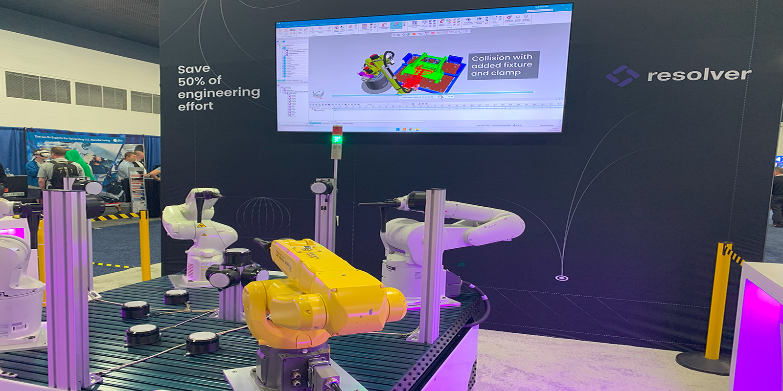 At Realtime Robotics, the Boston-based company debuted its Resolver platform to accelerate robotic workcell design and deployment.