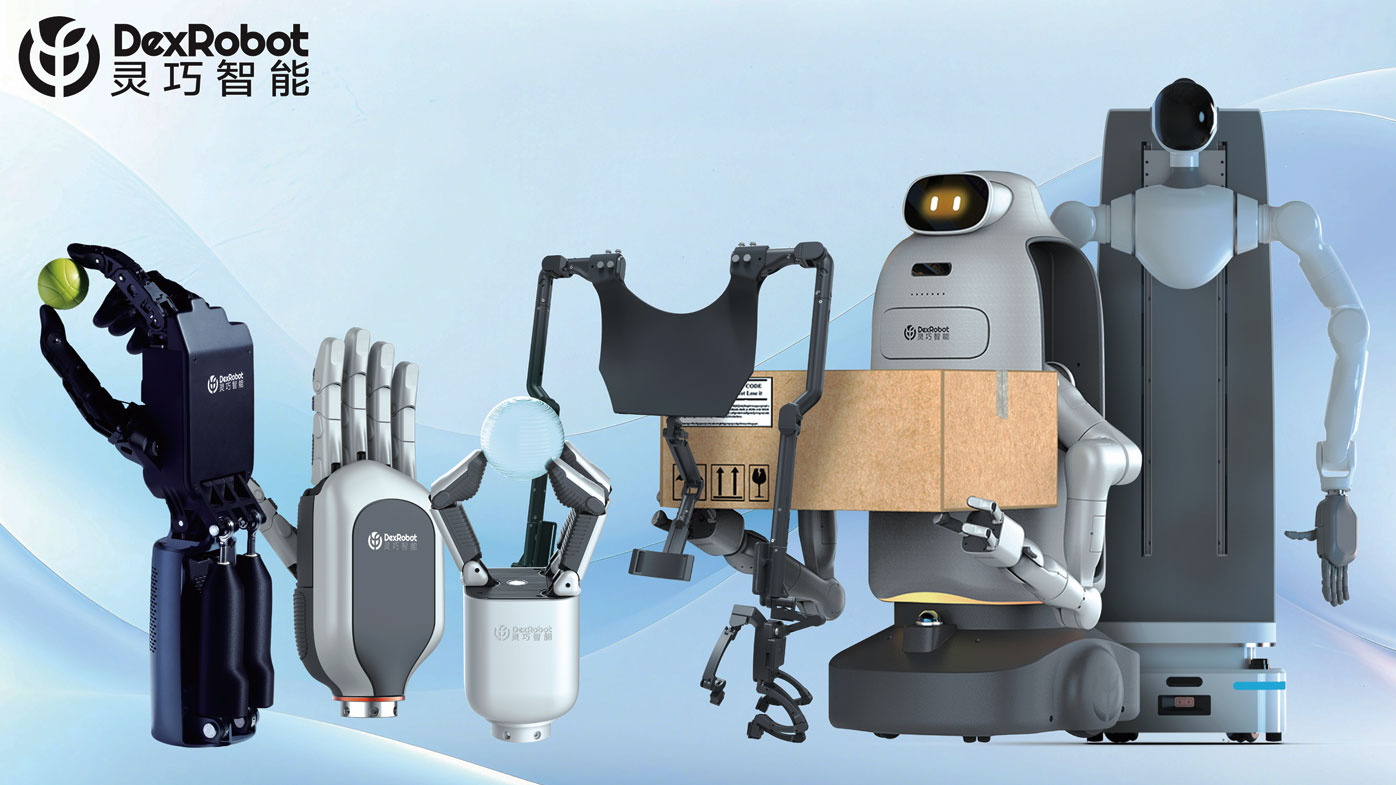 DexRobot will exhibit its full lineup of high-performance dexterous hands and DexCap exoskeleton data acquisition system. DexRobot’s flagship product, the DexHand021 Pro, features a wrist-hand integrated design with 22 DoF for human-like dexterity, and a dual-tendon omnidirectional drive that enables it to perform complex 3D manipulation with a 50N payload. Equipped with a full-palm multi-modal sensing system and integrated edge AI computing, it delivers millisecond-level tactile feedback and environmental perception. The DexHand021 features 19 DoF and 23 built-in sensors. This five-fingered dexterous hand delivers 5kg-load capacity, ≥38 N grasping force, and ±0.15 mm repeatability, supporting single-handed cube solving, multi-object grasping, and tool use. Equipped with 23 multi-modal sensors and intelligent temperature control system, it ensures fine-grained perception and stable long-term operation. Completing the ecosystem, DexCap is a high-precision teleoperation platform with 65 DoF (upper-limb + lower-limb IMU), delivering millimeter-level motion capture, wired/wireless dual‑mode communication and five-level tactile feedback for action-touch interaction. DexRobot, dex-robot.com/en, Booth 33030