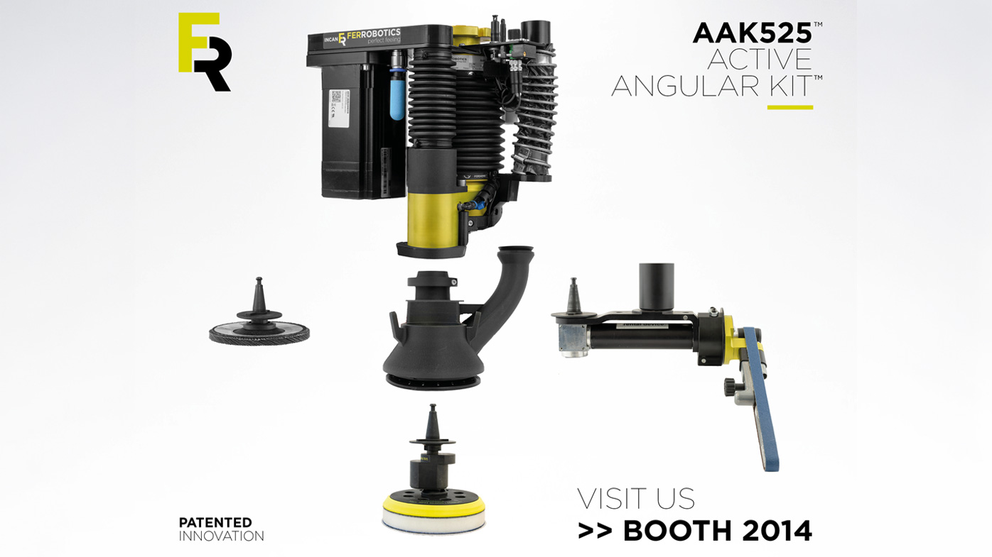 FerRobotics will showcase the AAK 525 (Active Angular Kit). Equipped with FerRobotics’ patented force control technology, the AAK 525 now combines all the advantages of the multifunctional AAK 515 with a high-performance dust extraction system designed for the most demanding production environments. The AAK 525 addresses the challenge of significant debris from industrial grinding, sanding and polishing with its modular suction hood. Its design enables users to remove dust and particles directly at the point of contact when processing materials such as carbon fiber, composites and wood. At the core of the AAK 525 is FerRobotics’ Active Compliant Technology (ACT) mechatronic system that allows the end-effector to apply a constant, defined contact force of up to 160 N. The AAK 525 is designed for 24/7 industrial use and features an IP65-rated housing. FerRobotics, ferrobotics.com, Booth 2014