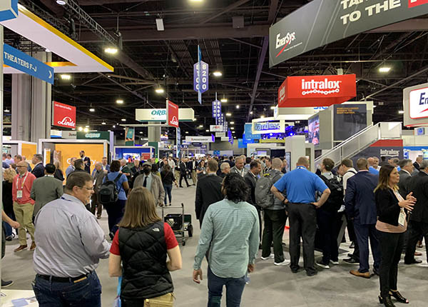 ​“Over 37,047 visitors connected with over 857 exhibitors across 405,000 sq. ft. of exhibit space,” said the Materials Handling Institute (MHI), which organizes MODEX. “This was the largest MODEX event to date for MHI, with 20% more visitors than the last pre-pandemic show—MODEX 2018.”

After lines to get in on Monday, March 28, Tuesday had the most people on the show floor. Whether attendees were greeting old friends or co-workers were meeting their teams for the first time after months of teleconference calls, the mood was upbeat.