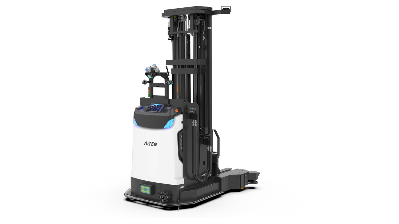 AiTEN Robotics launched the ARV15 forward-moving forklift, a robust offering for high-density storage and automated pallet handling, combining power with flexibility. The ARV15 is engineered for high-rack and narrow-aisle applications, capable of handling loads up to 1,500 kg and lifting to 6,000 mm with stability and precision. Its compact design and optimized right-angle stacking enable smooth operation in aisles as narrow as 2,585 mm, maximizing storage density and space efficiency without compromising throughput. Designed for rapid deployment, the ARV15 integrates with existing WMS, MES and ERP systems - minimizing the need for infrastructure modifications or operational changes. Equipped with intelligent scheduling and path-planning algorithms, it autonomously handles point-to-point transport, high-level stacking and coordinated multi-AGV tasks, allowing businesses to scale automation efficiently while ensuring continuity and minimizing implementation complexity. AiTEN Robotics, aitenrobot.com, Booth C10189