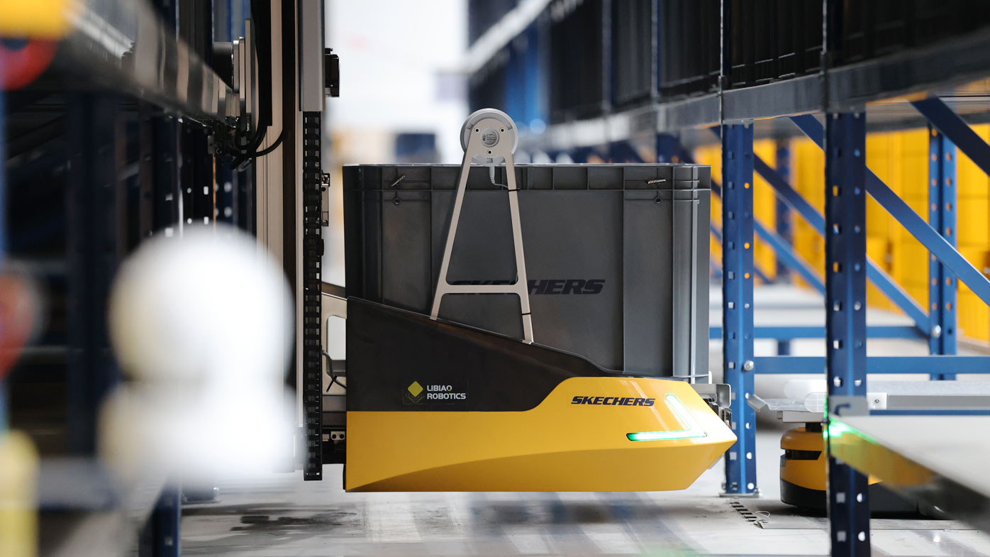The AirRob Bin-to-Person System is a smart, adaptable and highly efficient backbone for modern warehouses. It empowers businesses to optimize existing space, scale operations effortlessly and meet the demands of dynamic logistics environments with superior speed and sustainability. It’s designed to maximize storage density, enhance operational efficiency, and offer unparalleled flexibility - all without the need for costly, disruptive facility overhauls. At its core, it combines intelligent, high-speed robots with agile floorbots. The robots operate directly on existing storage racks, retrieving and storing bins with precision, while the floorbots handle rapid horizontal transportation across the warehouse floor. This elegant synergy creates a continuous, high-throughput material flow. AirRob transforms the storage footprint. It operates in aisles as narrow as 0.85m and can access bins from both sides of a rack, effectively doubling aisle utility. With bins stored just 10-30mm apart, users can achieve dramatic storage density increases within their current space. Libiao Robotics, libiaorobot.com/en, Booth C10592