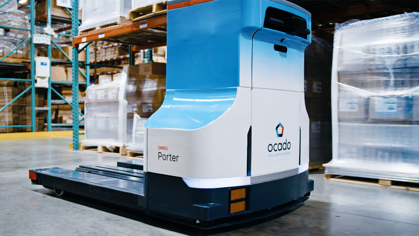 Porter is Ocado Intelligent Automation’s newest AMR designed specifically for large-payload workflows that have traditionally relied on manual forklifts and high labor effort. Porter is purpose-built to automate pallet and cage handling tasks including cross-docking, putaway, inventory moves, case picking and piece picking. With its 1,500 kg (3,300 lb) payload capacity, compatibility with all pallet types and the ability to lift directly from the floor - even in back-to-back pallet fields - Porter brings a new level of flexibility to facilities with constrained layouts or mixed inventory profiles. Its compact, no-counterbalance design enables a tight turning radius that allows it to move confidently through narrow aisles without requiring new racking or infrastructure. Porter's integration into Ocado’s AI-powered, system-directed fulfillment execution software, which orchestrates Porter, Chuck AMRs and handheld devices in real time gives operators measurable orchestration benefits. Ocado Intelligent Automation, ocadogroup.com, Booth B10119 & B10719