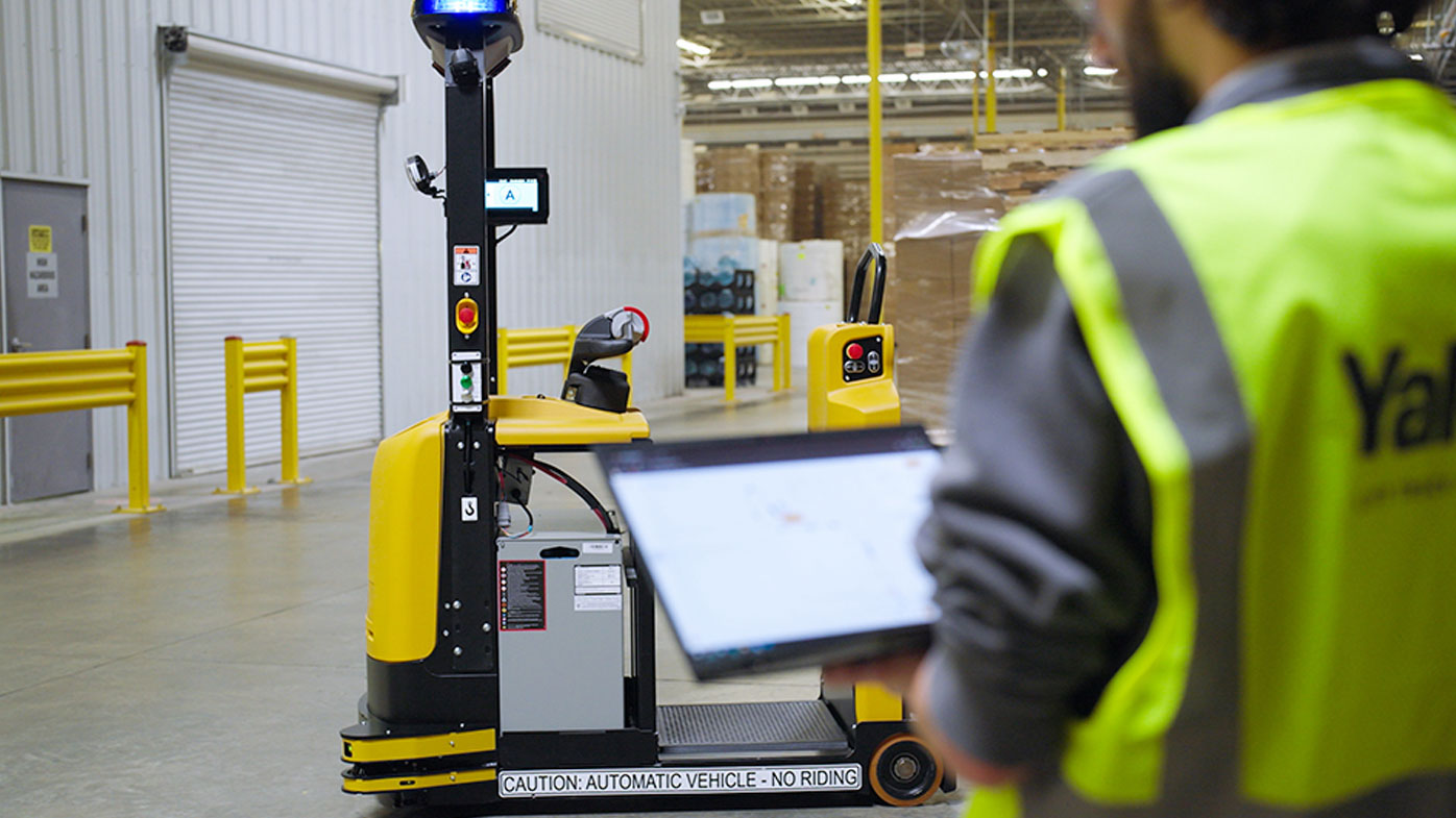 The Yale Relay lift truck automation platform is engineered to help solve warehouses’ most pressing labor and productivity challenges while removing common barriers to entry. Operations can quickly and easily set up the platform without any custom coding requirements or specialized software engineers. Yale Relay addresses the complexity, reliability and cost challenges that frequently prevent warehouses from adopting automated lift truck fleets. Mapping the facility is as simple as driving the truck manually through the warehouse, and adjusting a truck’s route is as easy as dragging and dropping waypoints in the Yale Relay portal - no coding required. Warehouse managers can utilize cloud-based access to manage and monitor their fleet of automated lift trucks across multiple facilities, and to update software, reducing the need for on-site interventions. The platform is compatible with common warehouse systems, including facility fire alarms, interactive input boxes, programmable logic controllers, warehouse management systems and more. Yale Lift Truck Technologies, yale.com, Booth B13732