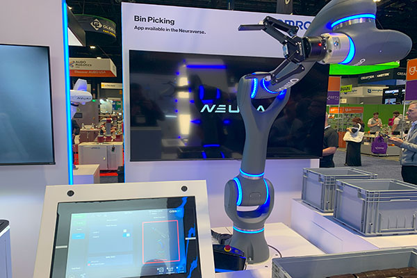 OMRON released a demo version of the soon-to-be released intelligent Cognitive Robot (iCR) in conjunction with Neura Robotics on Monday.
