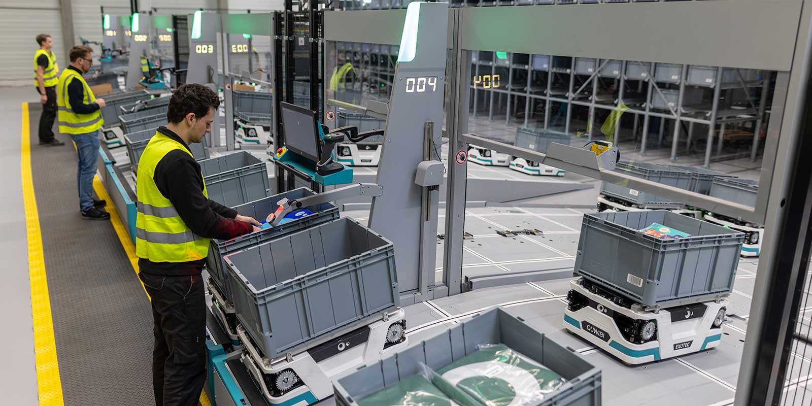 Designed in response to evolving market needs and feedback from existing customers, Exotec’s Next Generation of Skypod AS/RS offers higher performance, improved storage density and software features for omnichannel fulfillment. A new workstation enables robot-to-robot picking and now supports goods-to-person case picking. Smart scheduling allows robots to present loads in any order at the workstation so that goods can be picked directly from inventory bins into fulfillment containers. Additionally, the robots can buffer completed and partially completed goods within the inventory racks, eliminating the need for staging areas. Exotec also redesigned its Exchanger, a dedicated gateway to bring loads in and out of the system. The Exchanger enables robots to group orders and sequence containers without an external sorter system to streamline loading/palletizing. Exotec, Booths N7116, N7120
