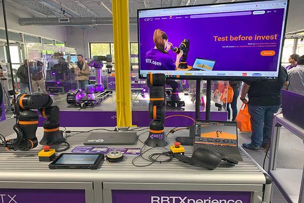 At the expanded robotics headquarters, guests got to see the RBTX marketplace on display, including robots that igus is developing in house. At IMTS 2024, igus showcased new motion plastic components.